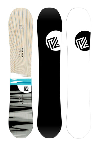 Voor en achterkant van de pick your line van Yes Snowboards 20/21